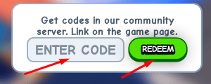 ENTER CODE box and REDEEM button to redeem codes in Flip a House!
