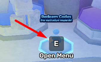 The Redeem codes zone in Rarity Miner