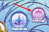 Settings icon in Mermaid Isle