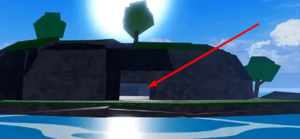 Blox Fruits Jean-Luc Island cave entrance