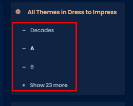 The navigation bar for this page