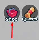 The shop button for Tactical: Swat Simulator