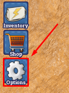 Inazuma Strikers options button