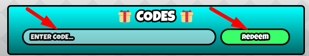 The code redeeming interface in SUPER HIT SIMULATOR