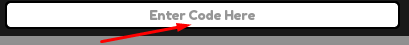 Enter Code Here box to redeem codes in All Star Tower Defense