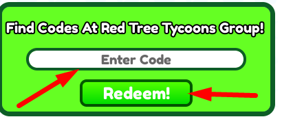 The code redeeming interface in Sandiwch Restaurant Tycoon