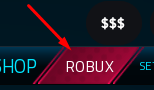 The ROBUX button in Tangled-Web: Chronicles