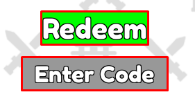 Cursed Tower Defense enter codes box and redeem button