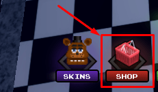 Five Nights: Hunted shop button