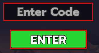 Be a Tornado enter codes box and enter button