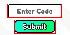 Flying Wings Race Simulator enter codes box and submit button