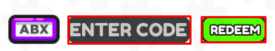 Shark Dash Racing enter codes box and redeem button