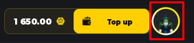 UPGRADER profile button