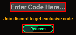 Fruit Reborn enter codes box