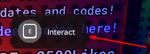 The Interact button in Fantasy Arena