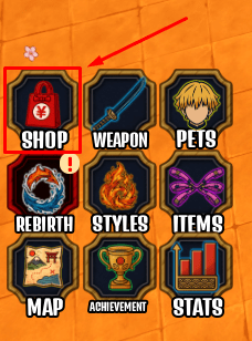 Slayer Ascension shop button