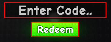 Spin a Brainrot enter codes box and redeem button