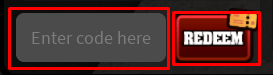 Da Hood enter codes box
