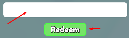The empty text box for codes and Redeem button in Pet Capture Adventur