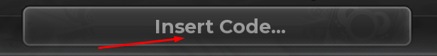 Insert Code box to redeem codes in Anime Stars