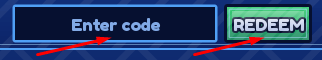 Enter code box and REDEEM button to redeem codes in Blue Lock Card Battles