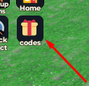 The Codes button in Realistic War Tycoon
