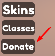 The Donate button in Hide the Body's shop