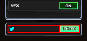 Five Nights TD 2 enter codes box and enter button