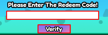 Evolve Little Monster enter codes box and verify button