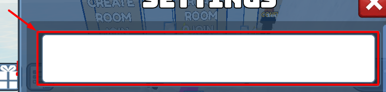 The blank white box in The Button Room