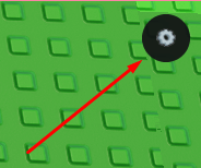The settings icon in Paint And SEEK!