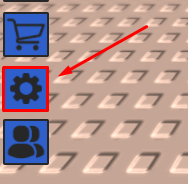 Retro Tycoon settings button