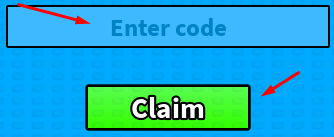 The "Enter code" box and Claim button in My Boba Store