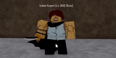 Blox Fruits Saber Puzzle Saber Expert example