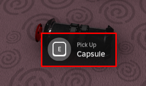 Dandy's Word Research Capsules example collect button