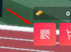 The QR code icon in Track & Field: Infinite