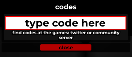 Save The People enter codes box