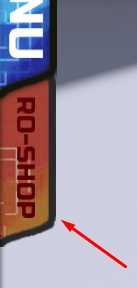 The RO-SHOP button in Pokémon Bronze Forever