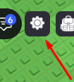 The settings icon in My Farmers Garden