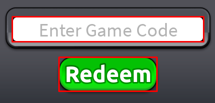 BlockSpin enter codes box and redeem button