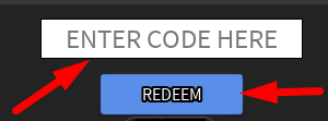 The code redeeming interface in Eternal Battlegrounds