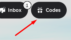 The Codes button in Catch and Cook!