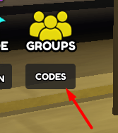 The Codes button in Boxing Beta!