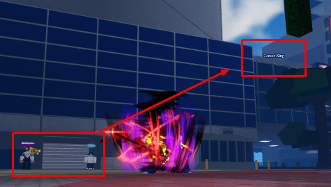 Curse King's location in Sailor Piece
