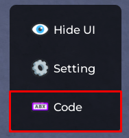 Push A Rock code button