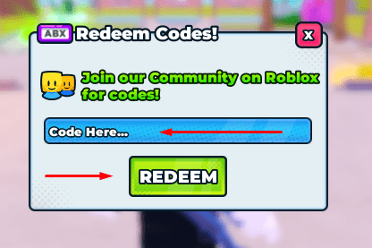 The claim codes box and button in Camo or Snipe