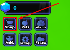 Anime Attack shop button