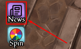 Necromancer Simulator News button