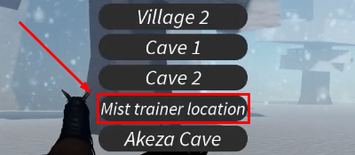 Project Slayers Mist Breathing guide Mist Trainer location option