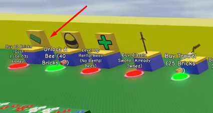 Bee Swarm Simulator Brick Token purchase location 2